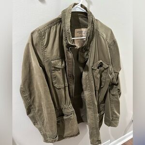 American Eagle Outfitters Men's Khaki Field Jacket